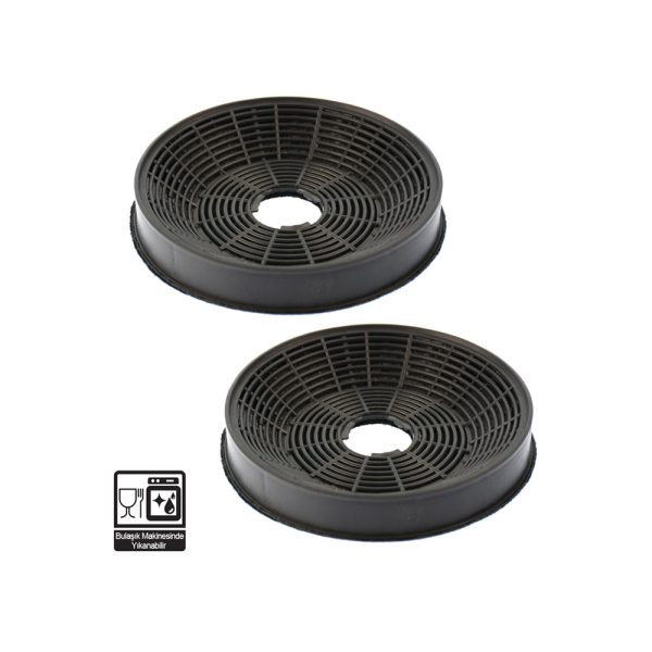 Aspiratör Davlumbaz Karbon Filtre Seti 150mm Yıkanabilir