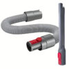 Dyson ile uyumlu V7 V8 V10 V11 V12 V15 G5 GEN5 Aksesuar Seti Uzatılabilir Hortum ve Dar Alan Ucu
