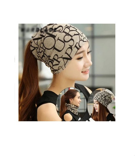 Kışlık Bere Şapka Bone Bandana Tarzında