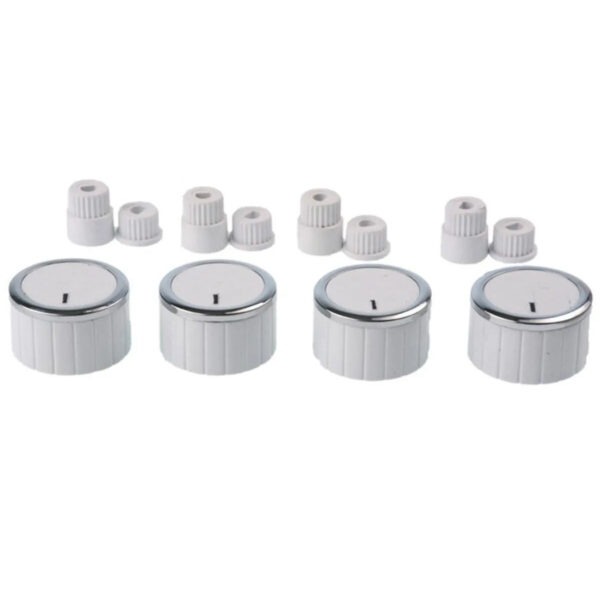 Universal Ocak ve Fırın Düğme Seti Beyaz Inox