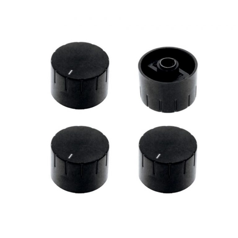 Arçelk Ocak Düğmesi Siyah 4lü Set