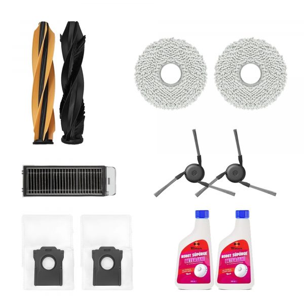 Dreame X50 Ultra Robot Süpürge Uyumlu 11 Parçalı Aksesuar Seti