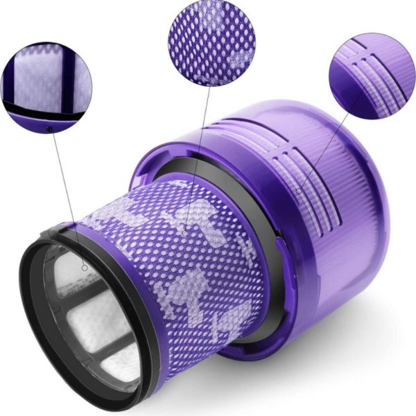 Dy son SV14 / V11 / V15 ile Uyumlu Şarjlı Süpürge Filtresi