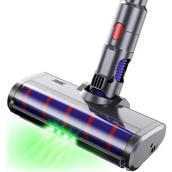Dyson ile uyumlu V7 V8 V10 V11 V15 Uyumlu LED Yeşil Işıklı Süpürge Başlığı
