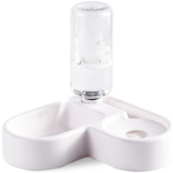 Kediler ve Köpekler İçin 1 Adet Otomatik Mama ve Su Kabı