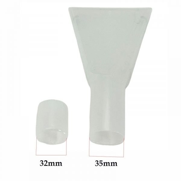 Koltuk Ve Halı Yıkama Su Emici Vakum Başlığı Şeffaf Aparat 32-35mm