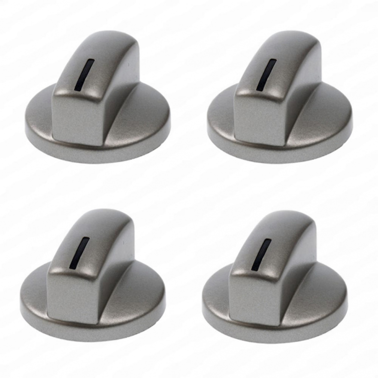 Ocak Fırın Ankastre Düğmesi Bsch ile uyumlu 4lü Set - Gri