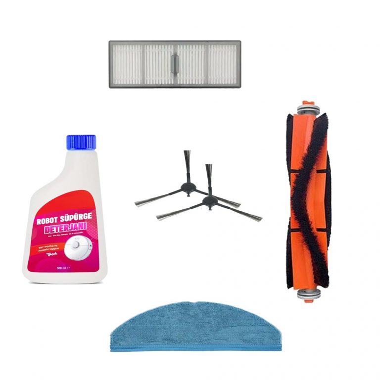 Philips ile uyumlu HomeRun 7000 Serisi Aqua XU7000 Robot Süpürge Ultra Bakım Seti 6 parça