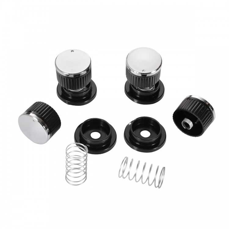 Üniversal Ankastre ocak fırın Düğme seti İnox siyah