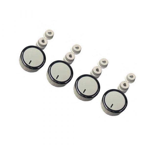 Üniversal Ankastre ocak fırın Düğme seti beyaz Plus