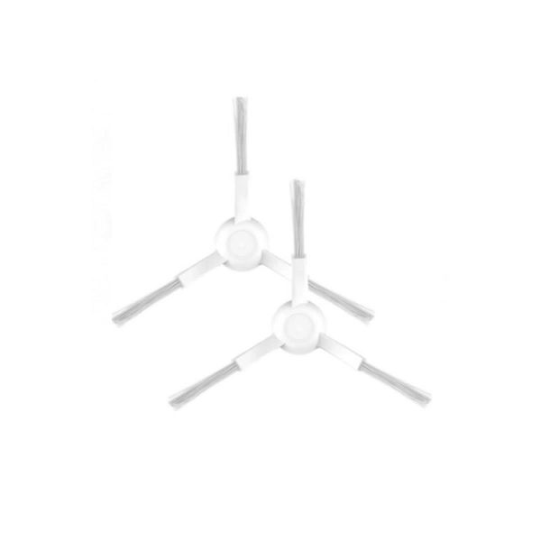 Xiaomi E10 Robot Süpürge Uyumlu 2 adet yan Fırça Beyaz