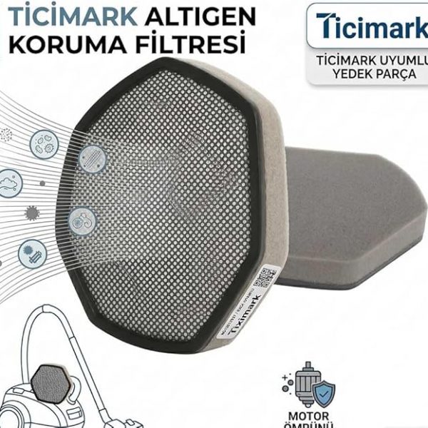 Elektrikli Süpürge Motor Koruma Filtresi - Bosch Ile Uyumlu Modelleri Ile Uyumlu Yedek Filtre - Yüksek Performanslı Motor Koruyucu