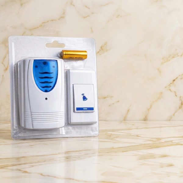 Kablosuz Kapı Zili Seti – Pilli Ev Tipi Doorbell – Çoklu Melodi Seçenekli