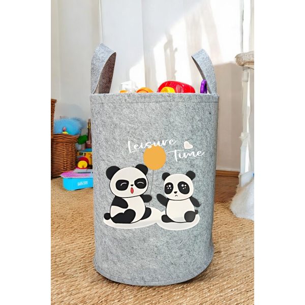 Unisex Leisure Time Bebek Çocuk Odası Düzenleyici Saklama Kutusu Oyuncak Kirli Sepeti 50X40 CM