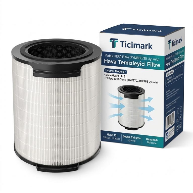 Ticimark Model Philips İle Uyumlu 8000 Serisi AMF870 ve AMF765 Uyumlu Hava Temizleyici FYM860/30 Hepa Filtre