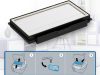 Bosch BSGL5 ile uyumlu Siemens VSQ8 Süpürge Hepa Filtre